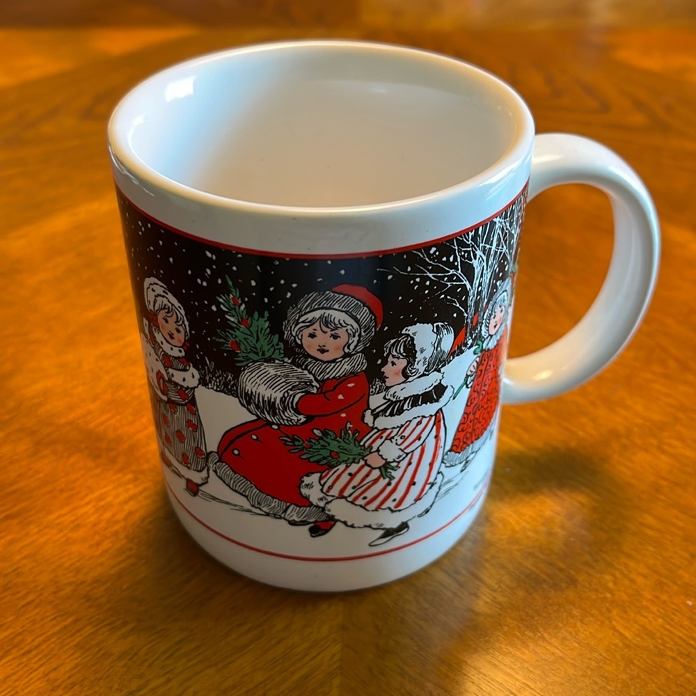 Vintage Florence Hardy (U.K) Christmas Holiday Mug